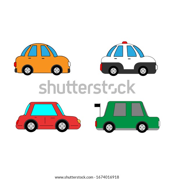 Illustrative designs of\
various car\
shapes