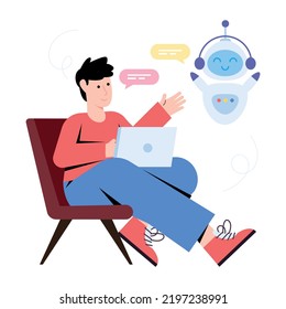 An illustrative flat vector of product marketing 