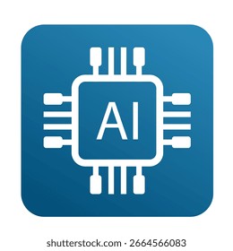  Icono ilustrativo con texto AI dentro