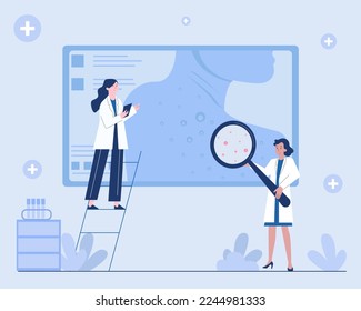 Illustratives Bild der Diagnose von Affenpocken