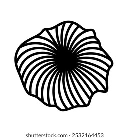 Illustrative images of flowers that look abstract with unique characters are used as templates