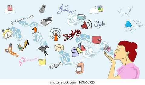 Illustrative representation of the retail story 