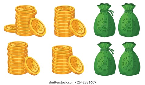 Representação ilustrativa de riqueza e finanças de poupança para planejamento financeiro futuro seguro