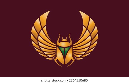 Illustrative Symbol of Scarab Beetle