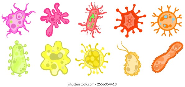 Illustrative Virus Elements: Hand-Drawn Representations for Medical, Pharmaceutical, and Educational Applications