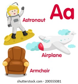 Illustrator of A alphabet