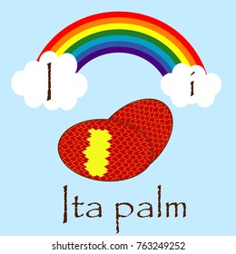 Illustrator of I alphabet font.