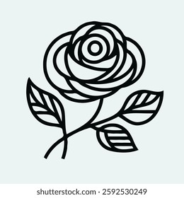 Illustrator Artwork rose sketch, roses flower, set of flowers vector, illustration outline of a flower, 
black and white line art, lineart used for cards, invitations, banners, posters, logo, print