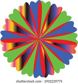 illustrator beautiful vector,Colorful Explosion,Heart touching spectrum,graphic design ,  
