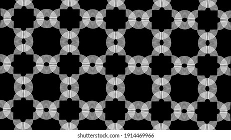 Illustrator of Black and white design and background