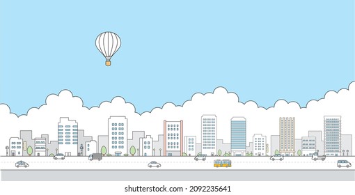 Illustrator für den Bau von Straßen und Flugzeugen