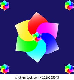 Illustrator of a Colorful Design