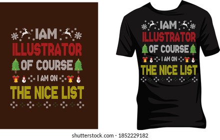 i am Illustrator of course i am on the nice list.