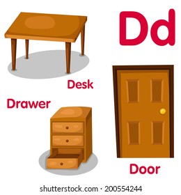 Illustrator of D alphabet