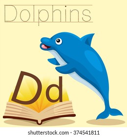 Illustrator or D for Dolphins vocabulary