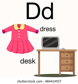 Illustrator of d vocabulary