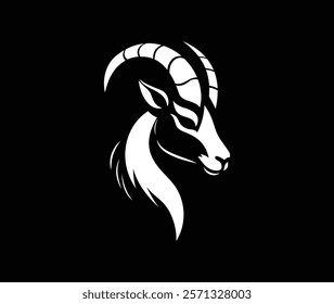  Illustrator design Creative Goat logo design goat icon modern company logo, Goat logo icon vector design