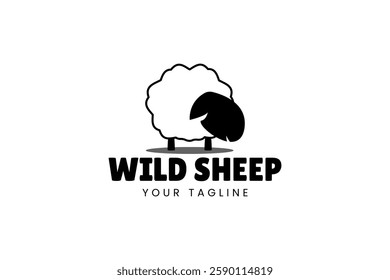 illustrator design creative sheep logo design sheep icon modern company logo, sheep logo icon vector design