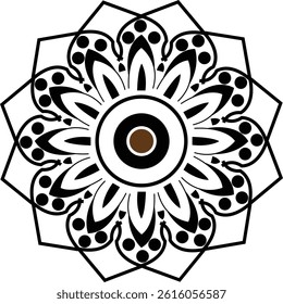 Illustrator Design mandala vector style 
