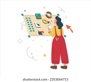 Illustrator or Designer IT Professional Illustration
