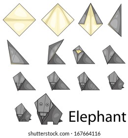 Illustrator of Elephant origami