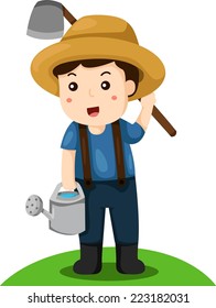 Illustrator of farmer