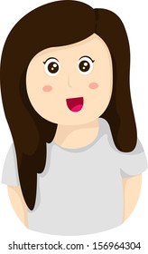 Illustrator of girl 