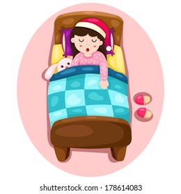 21,362 Sleeping girl drawing Images, Stock Photos & Vectors | Shutterstock