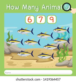 Illustrator of How many animal six