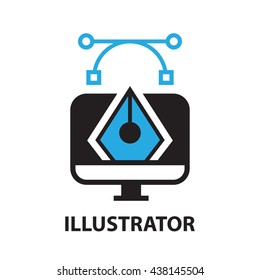 illustrator ,icon and symbol