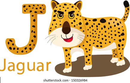 Illustrator of J with jaguar