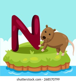 Illustrator of Letter 'N is for Nutria'