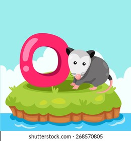 Illustrator of Letter 'O is for Opossum'