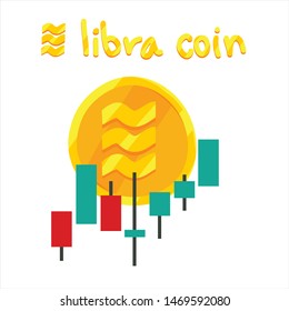 illustrator libra coin digital money