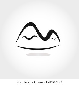 illustrator of mountain icon