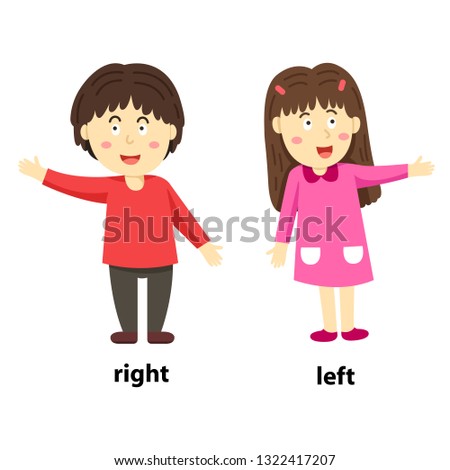 Illustrator of opposite left and right