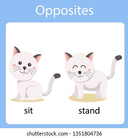 Illustrator Of Opposites Sit And Stand