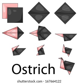 Origami Ostrich Images Stock Photos Vectors Shutterstock