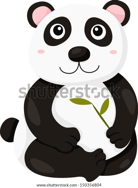 Illustrator Panda Stock Vector Royalty Free