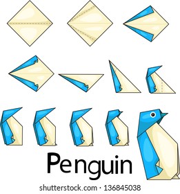 Illustrator of Penguin origami