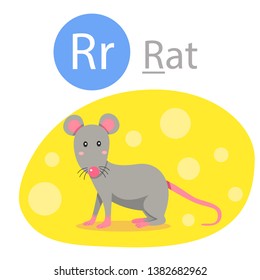 Illustrator of R for rat animal