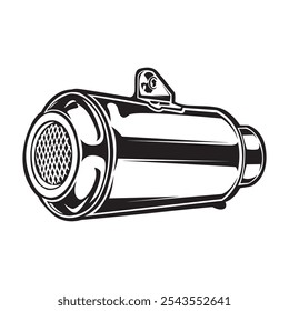 Illustrator racing exhaust vector art design