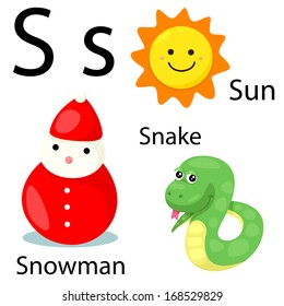 Illustrator of S alphabet
