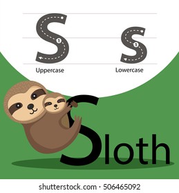 Illustrator with s font