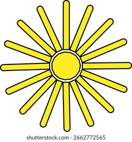 Illustrator Sun Eps-10 Diseño de iconos 