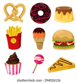 Illustrator of sweets and fast food