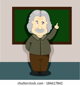 Illustrator of teacher 