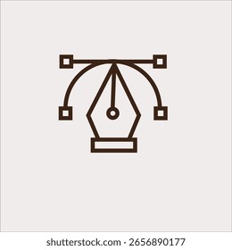 illustrator tool icon, aesthetic for your design