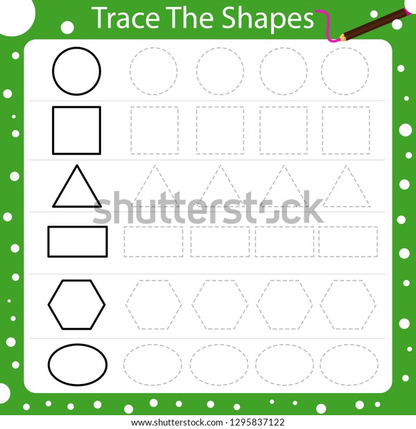 Illustrator Trace Shapes Stock Vector (Royalty Free) 1295837122