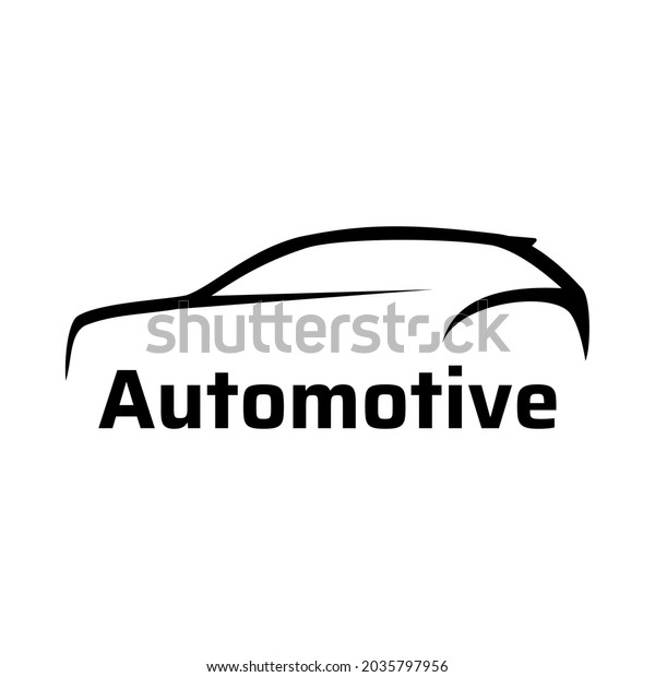 Illustrator vector\
of car logo with line style. Perfect for car company, service\
company, race, car wash,\
etc.